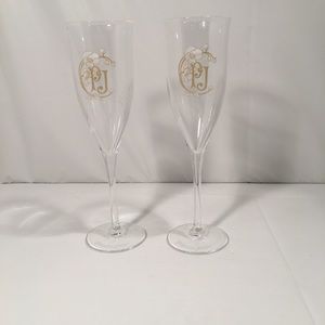 Perrier Jouet Fluted Champagne Glasses 2